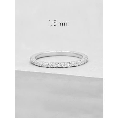 Сребърен пръстен Eternity 925 Сребърен пръстен Eternity 925