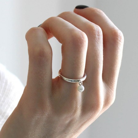 Сребърен пръстен  Pearl  925 