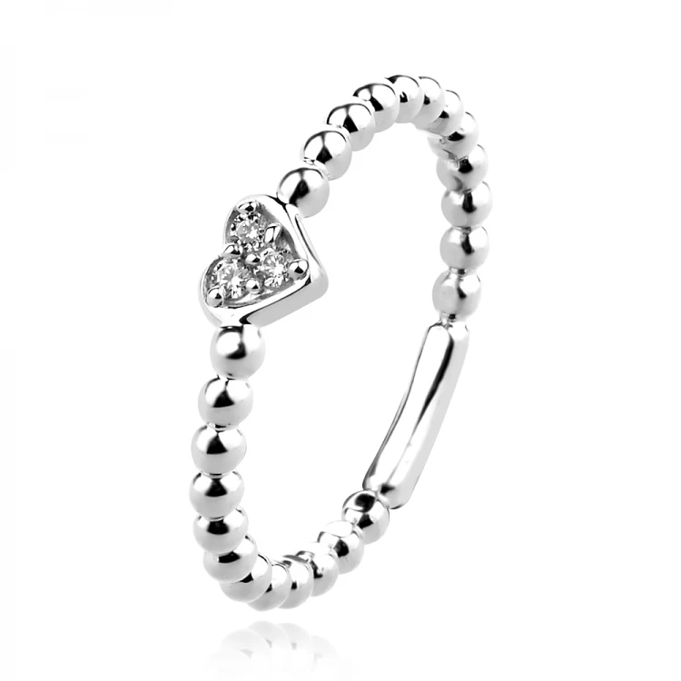 Сребърен пръстен Bubble heart Сребърен пръстен Bubble heart