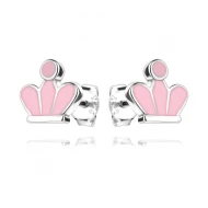 Детски сребърни обеци Royal Tiara Детски сребърни обеци Royal Tiara