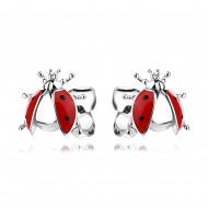 Детски сребърни обеци Bubby