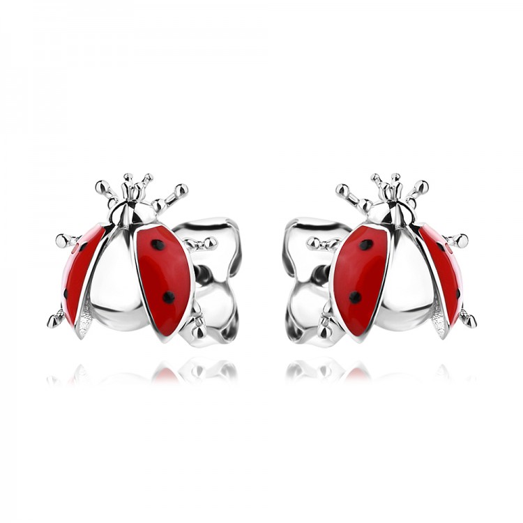 Детски сребърни обеци Bubby