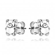 Детски сребърни Teddy Hug