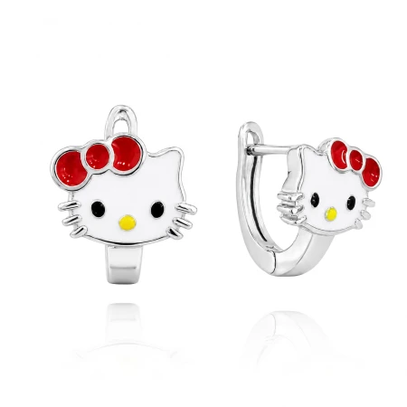Детски сребърни обеци Kitty Детски сребърни обеци Kitty