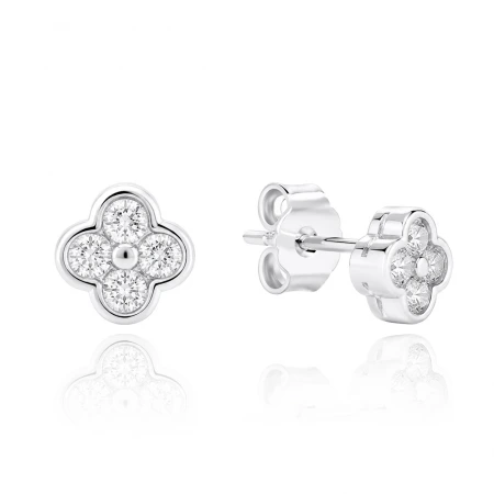 Детски сребърни обеци Pure Flower Детски сребърни обеци Pure Flower