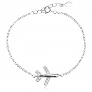 Сребърна гривна Skaya