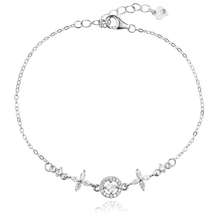 Сребърна гривна Estela