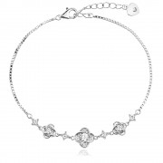 Сребърна гривна Triana