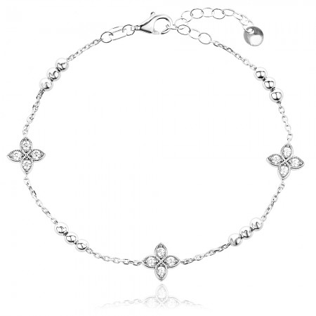 Сребърна гривна Viana