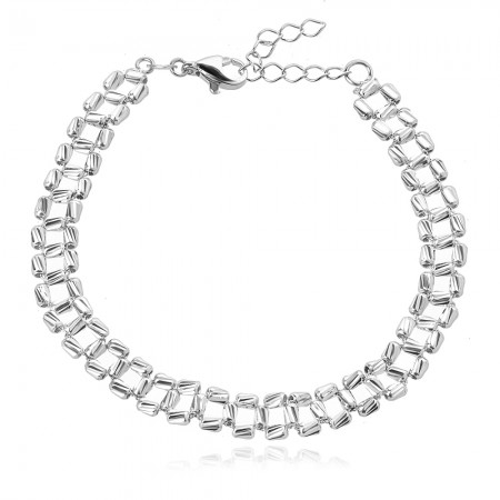 Сребърна гривна Gracia