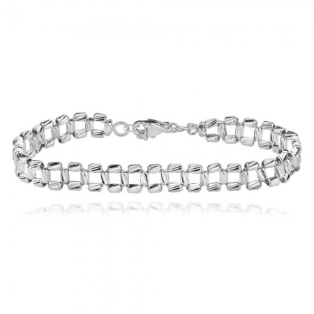 Сребърна гривна Gracia