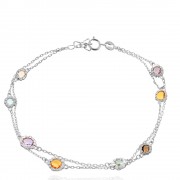 Сребърна гривна Prisma