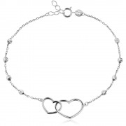 Сребърна гривна Adore