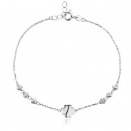 Сребърна гривна Beauty Clover