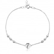 Сребърна гривна Beauty Clover