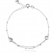 Сребърна гривна Marena