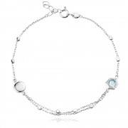 Сребърна гривна Terra