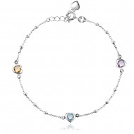 Сребърна гривна Trillia