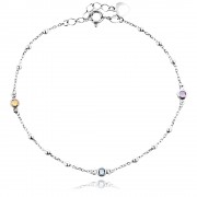 Сребърна гривна Octavia