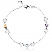 Сребърна гривна Leila