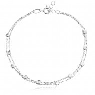 Сребърна гривна Adora