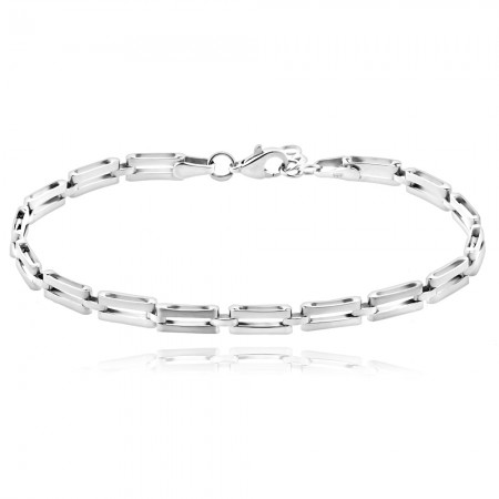 Сребърна гривна Linaya