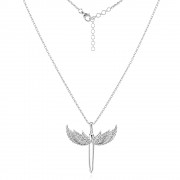 Сребърно колие Angel Wings