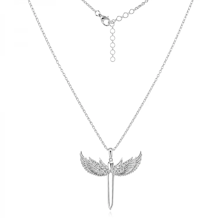 Сребърно колие Angel Wings