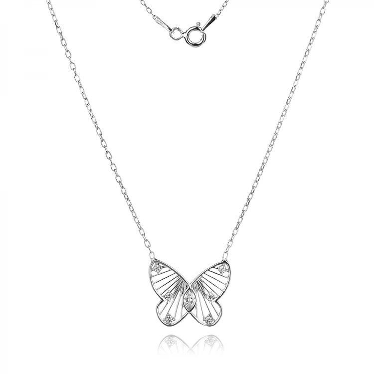 Сребърно колие Noble Butterfly Сребърно колие Noble Butterfly