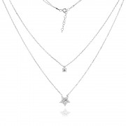 Сребърно колие Lumina