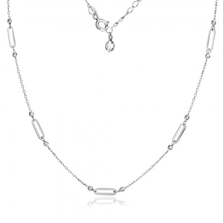 Сребърно колие Maliva