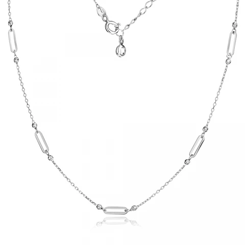 Сребърно колие Maliva