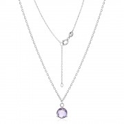 Сребърно колие Purpurea