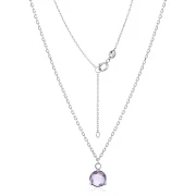 Сребърно колие Purpurea