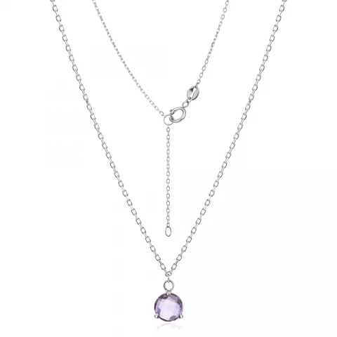 Сребърно колие Purpurea