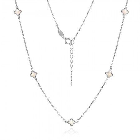 Сребърно колие Clover Discrete Сребърно колие Clover Discrete