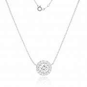 Сребърно колие Selin