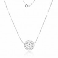 Сребърно колие Selin