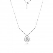 Сребърно колие Estira