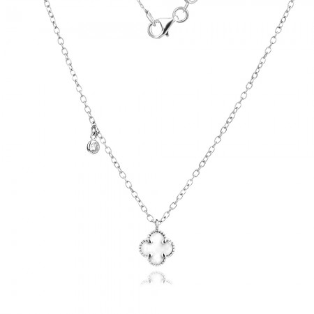 Сребърно колие Nelia Clover Сребърно колие Nelia Clover