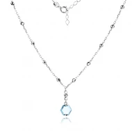 Сребърно колие Blue Shine Сребърно колие Blue Shine