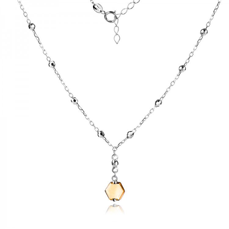  Сребърно колие Sindra