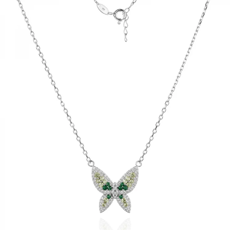 Сребърни обеци Luxury Butterflies