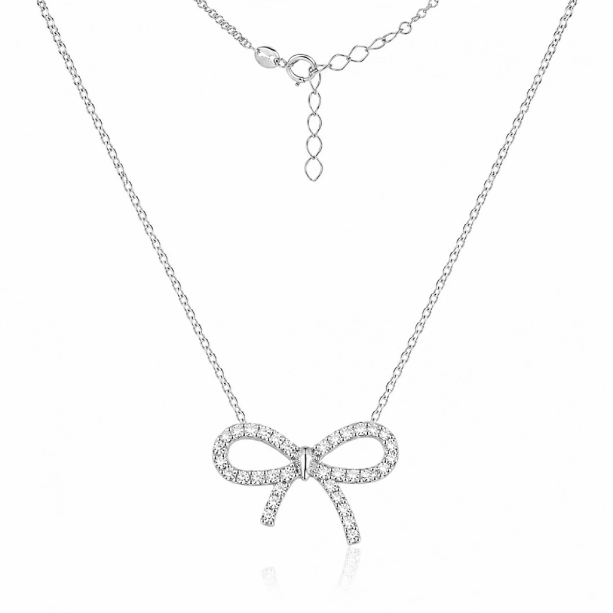 Сребърно колие Silver Ribbon