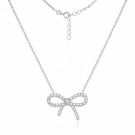 Сребърно колие Silver Ribbon