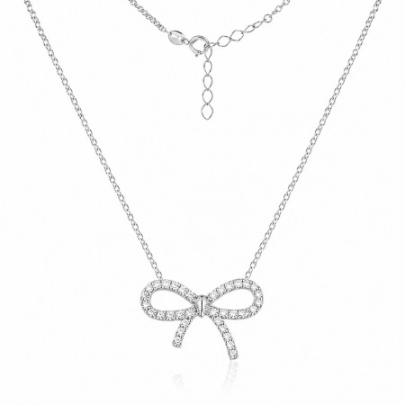 Сребърно колие Silver Ribbon