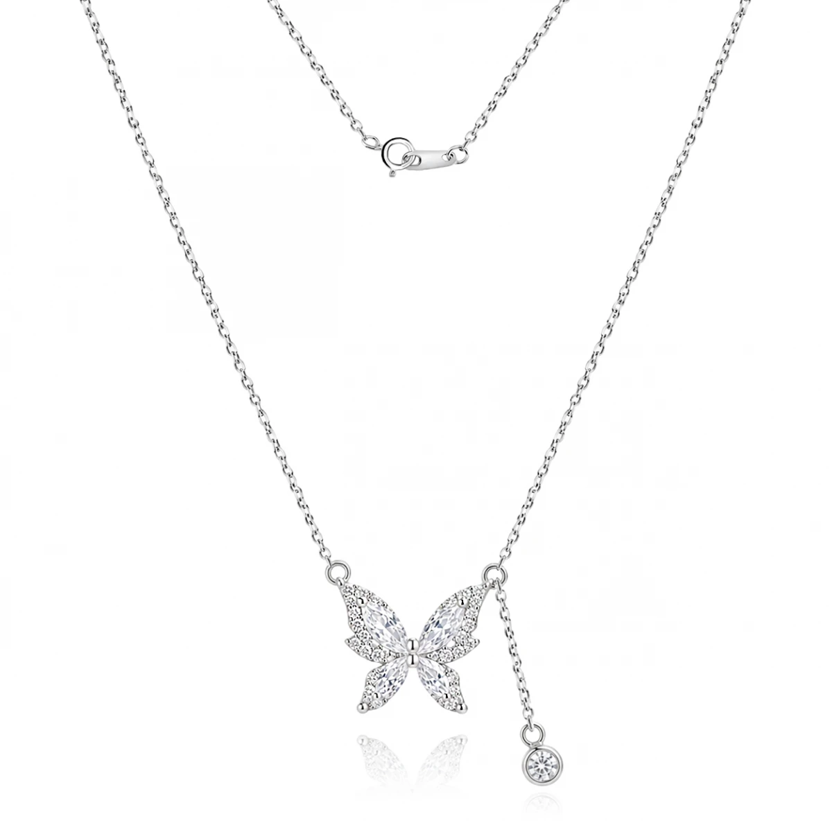Сребърно колие Butterfly Charm Сребърно колие Butterfly Charm