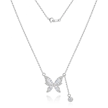 Сребърно колие Butterfly Charm Сребърно колие Butterfly Charm