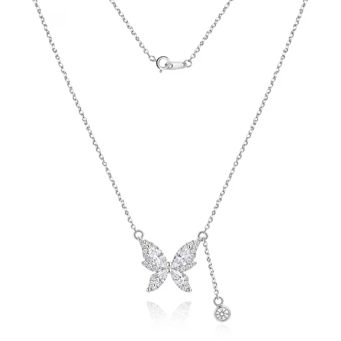 Сребърно колие Butterfly Charm Сребърно колие Butterfly Charm