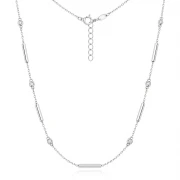 Сребърно колие Elvara